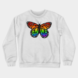 Rainbow butterfly v2 Crewneck Sweatshirt